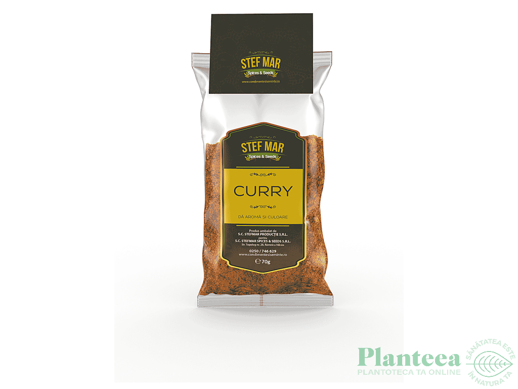 Condiment curry macinat 70g - STEF MAR