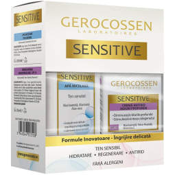 Caseta Sensitive 45+ [Crema riduri profunde spf10 50ml+Apa micelara 300ml] 2b - GEROCOSSEN