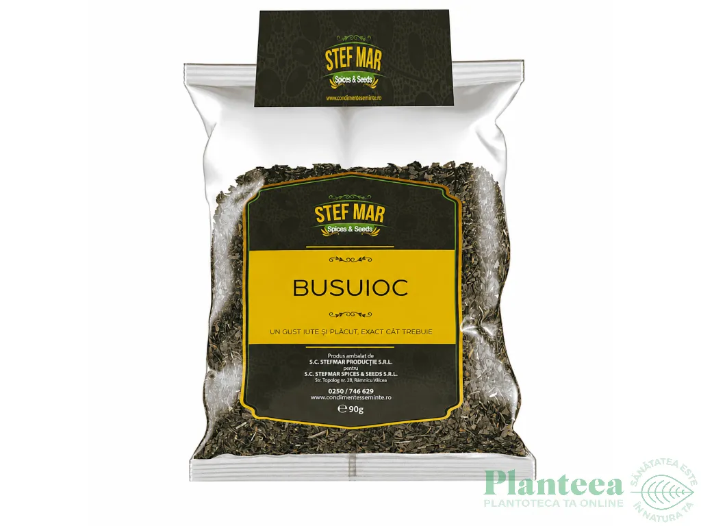 Condiment busuioc frunze 90g - STEF MAR