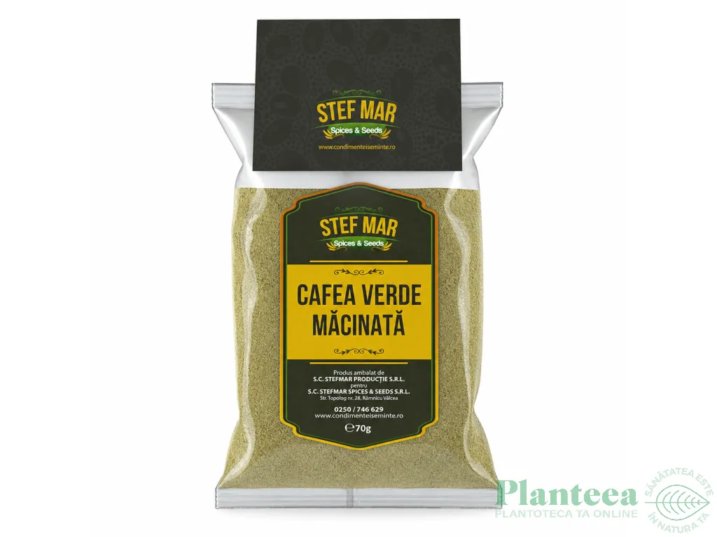 Cafea verde macinata 70g - STEF MAR