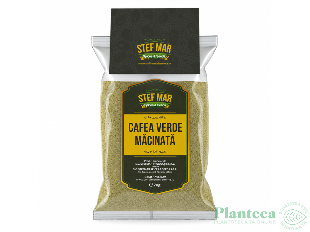 Cafea verde macinata 70g - STEF MAR