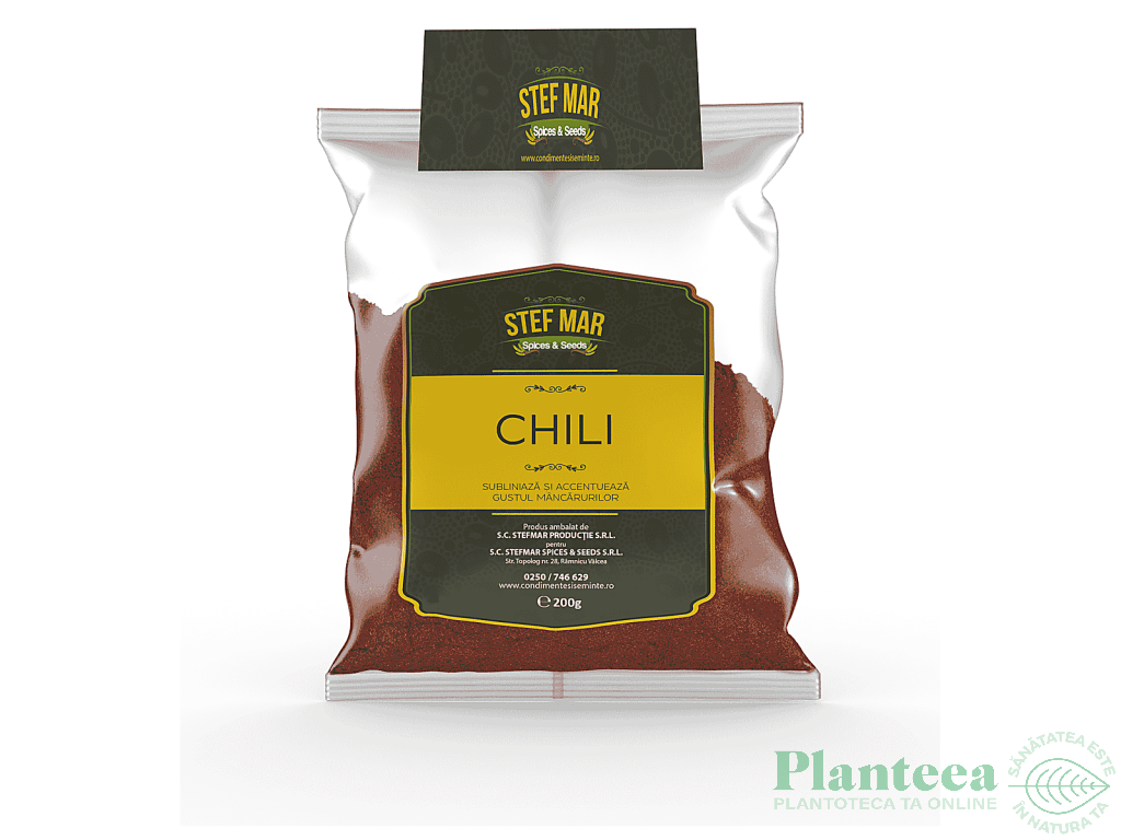 Condiment chilli macinat 200g - STEF MAR