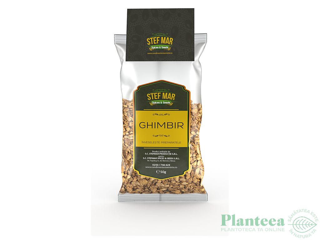 Condiment ghimbir maruntit 50g - STEF MAR