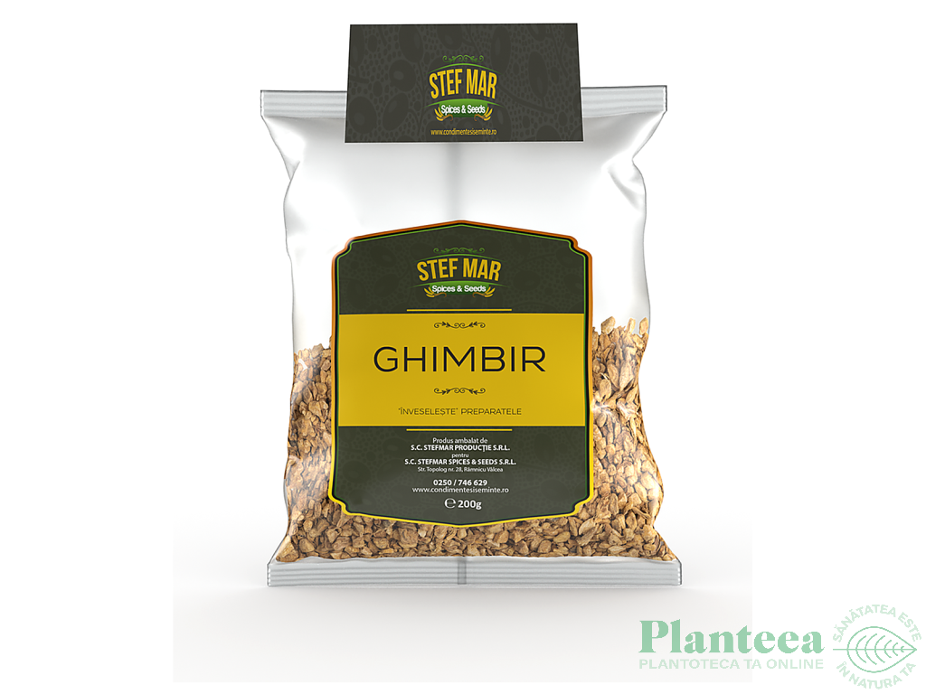 Condiment ghimbir maruntit 200g - STEF MAR