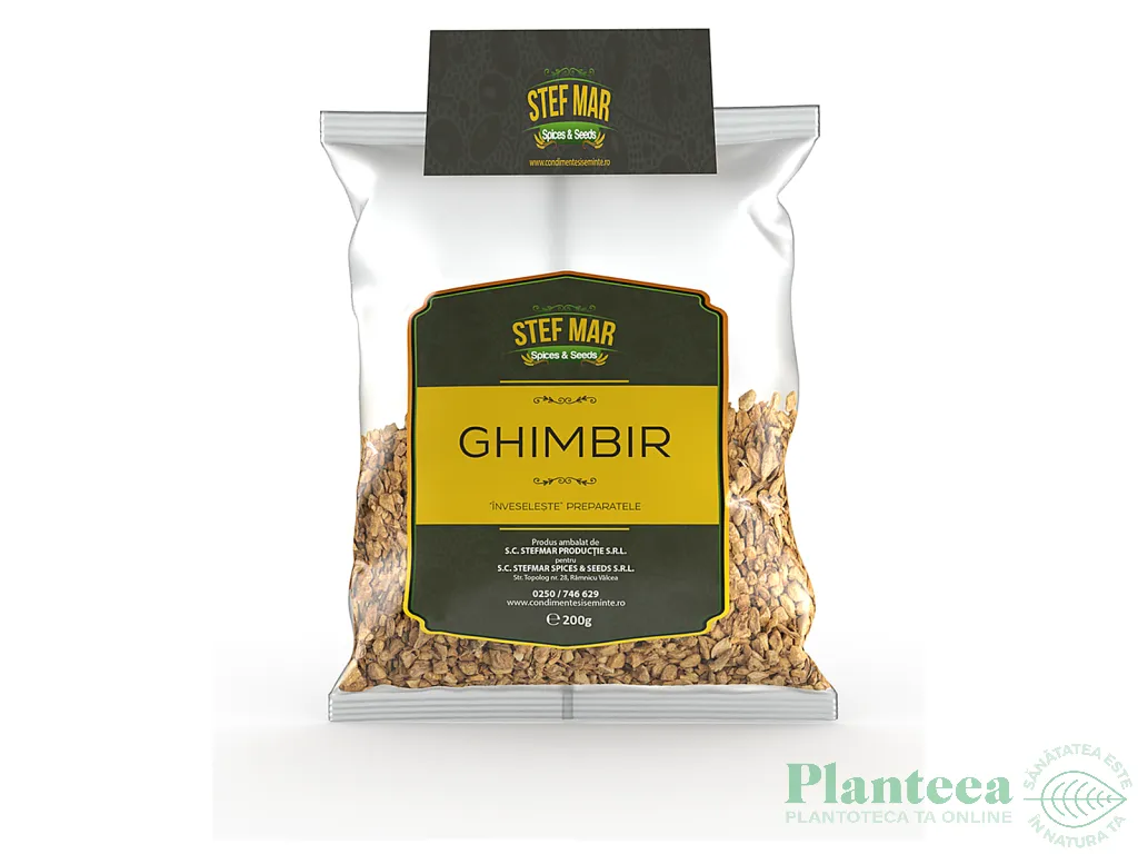 Condiment ghimbir maruntit 200g - STEF MAR