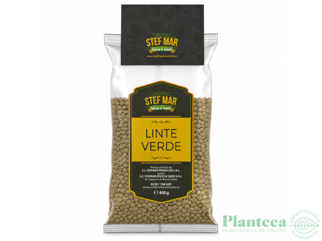 Linte verde boabe 400g - STEF MAR
