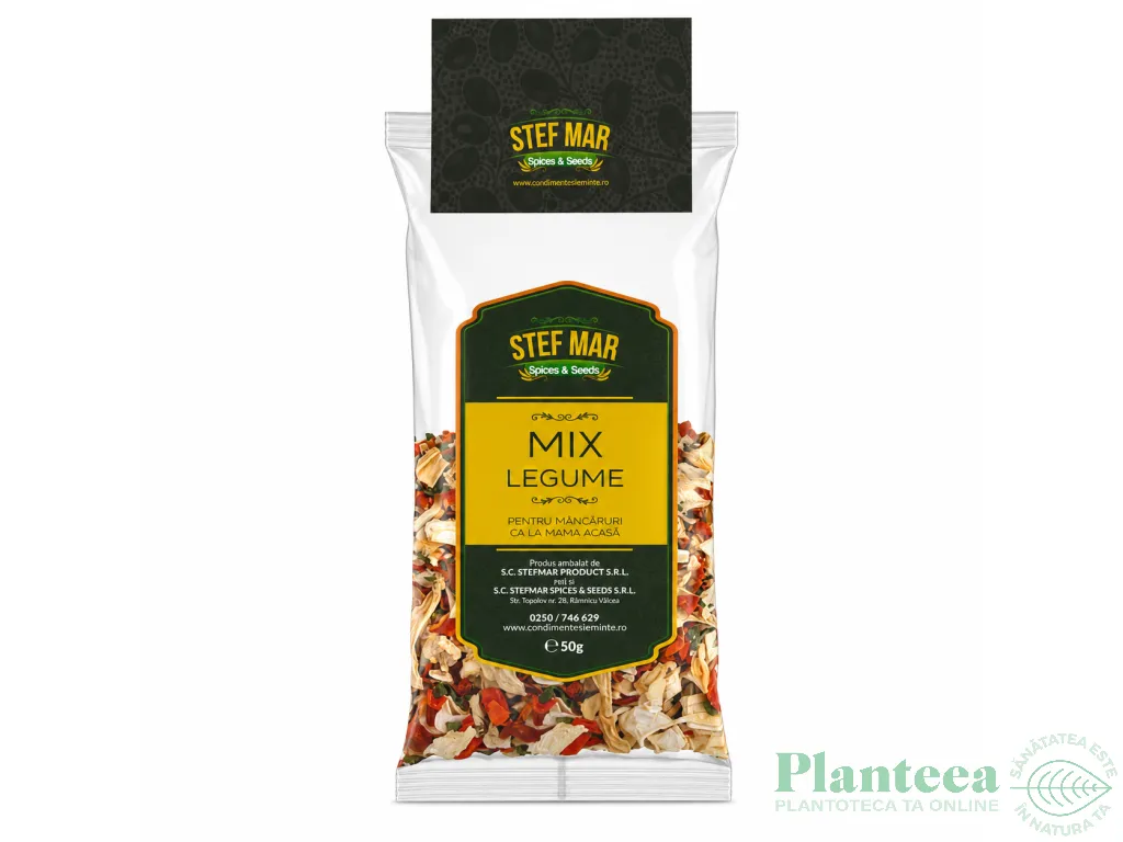Mix legume uscate fara sare 50g - STEF MAR