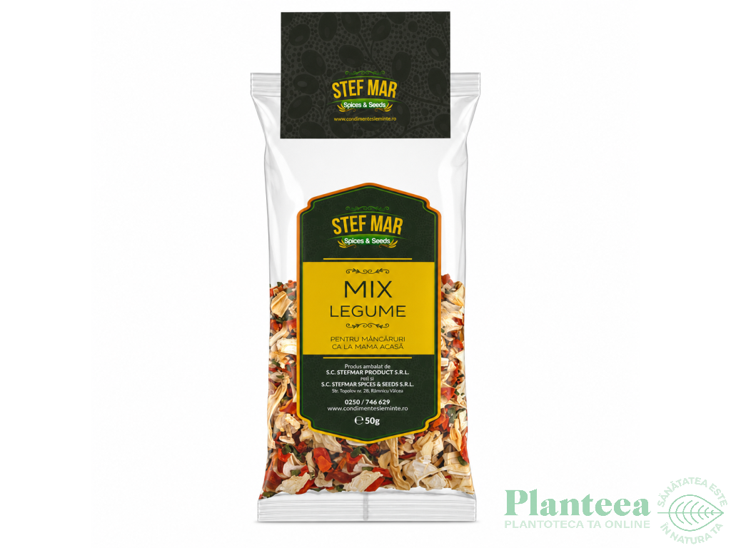 Mix legume uscate fara sare 50g - STEF MAR
