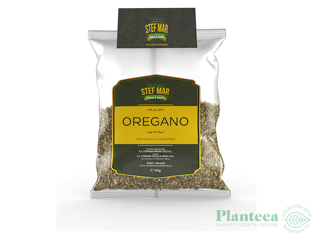 Condiment oregano frunze 90g - STEF MAR