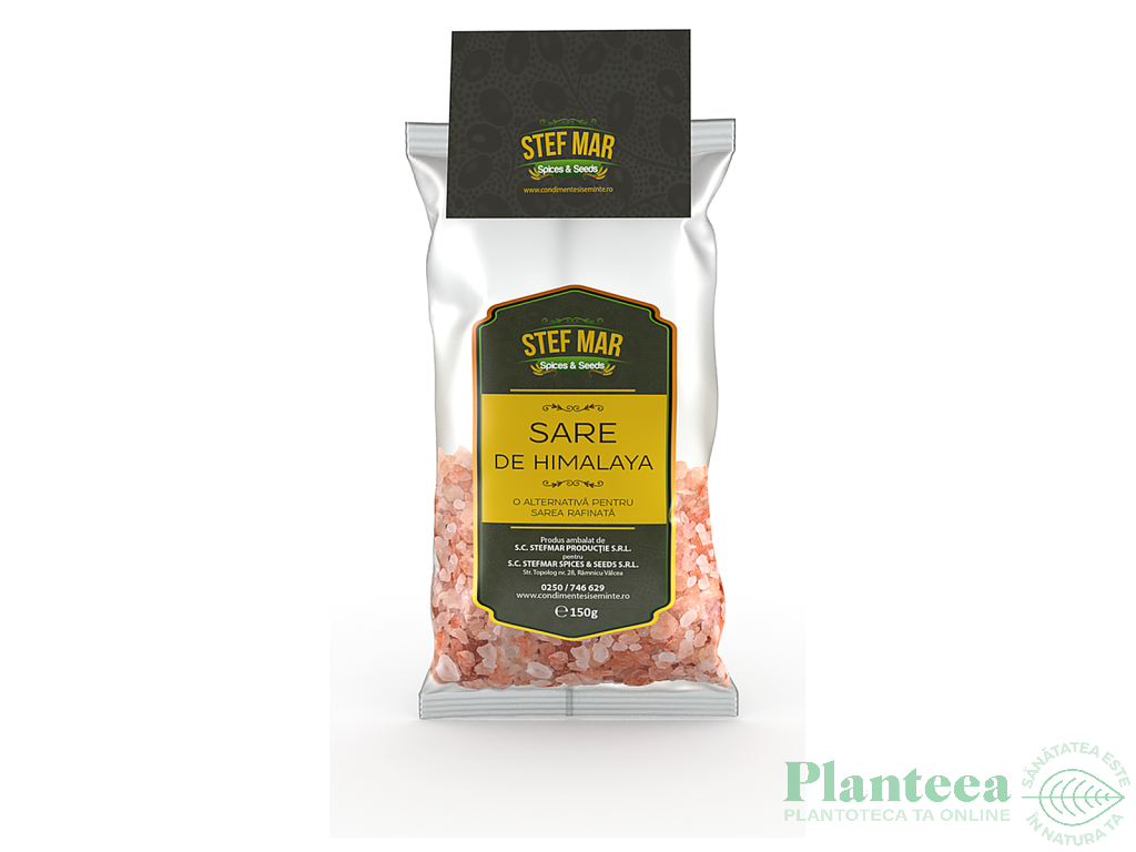 Sare roz cristale Himalaya 150g - STEF MAR