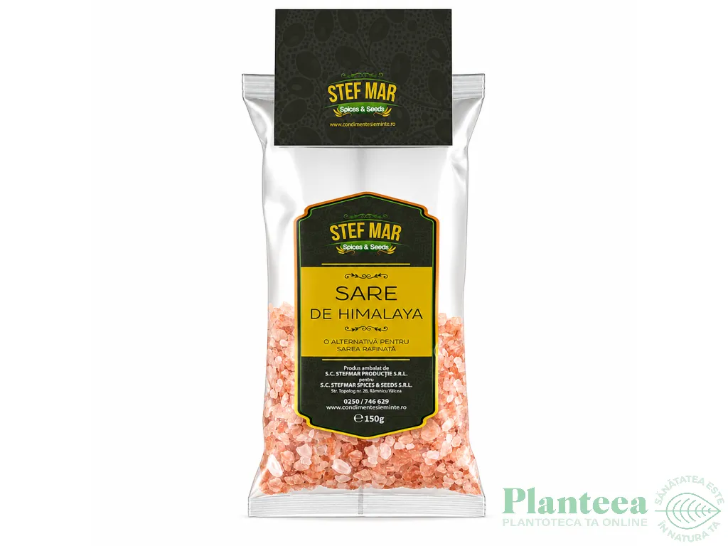 Sare roz cristale Himalaya 150g - STEF MAR