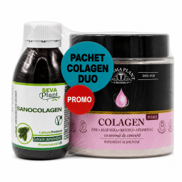 Kit Colagen Duo Complex [Colagen pudra 240g + SanoColagen 150ml] 2b - SEVA PLANT