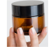 Borcanel sticla bruna cu capac 100ml - ELLEMENTAL