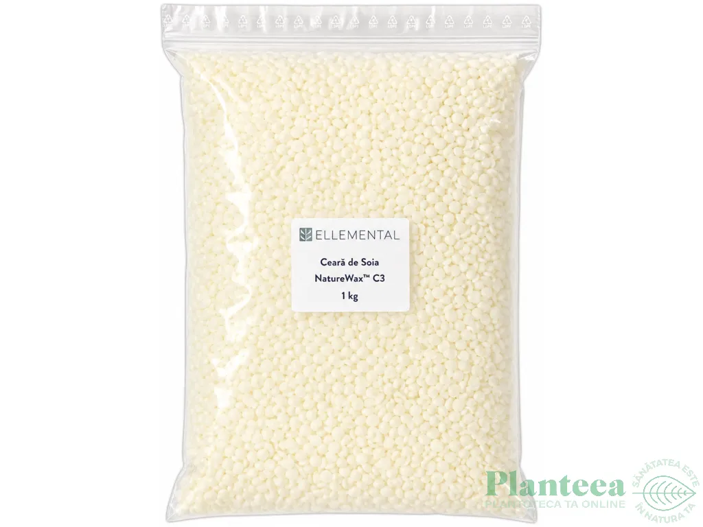 Ceara soia NatureWax C3 boabe 1kg - ELLEMENTAL