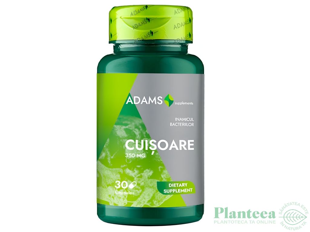 Cuisoare 350mg 30cps - ADAMS SUPPLEMENTS