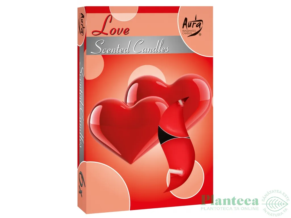 Lumanari pastila parfumate 4h love set 6b - AURA