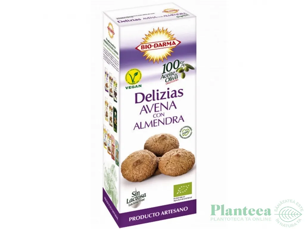 Biscuiti ovaz migdale bio 125g - BIO DARMA