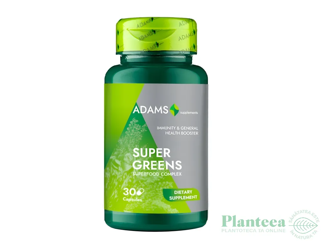 SuperGreens 30cps - ADAMS SUPPLEMENTS