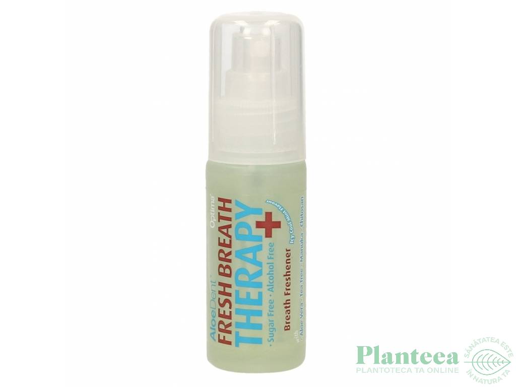 Spray gura respiratie proaspata AloeDent 30ml - OPTIMA HEALTH