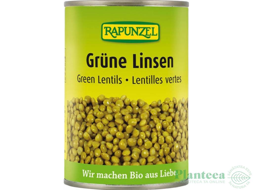 Conserva linte verde eco 400g - RAPUNZEL