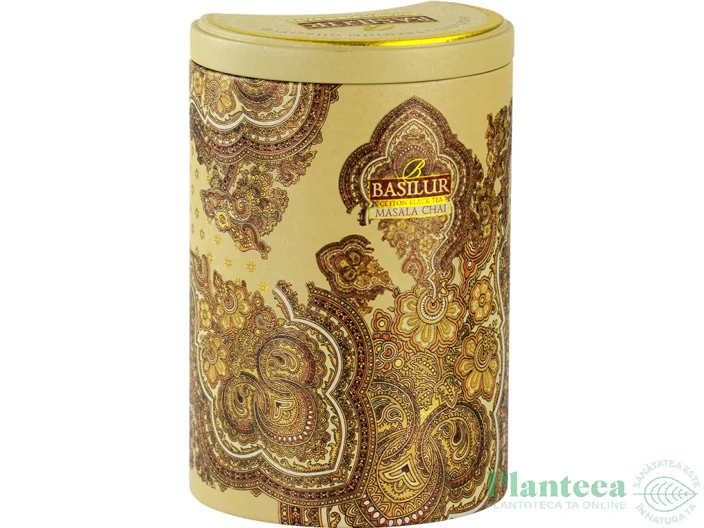 Ceai negru ceylon Oriental masala chai cutie 100g - BASILUR