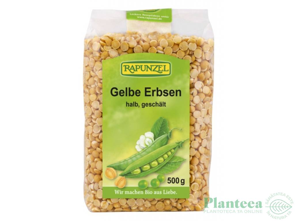 Mazare galbena jumatati eco 500g - RAPUNZEL