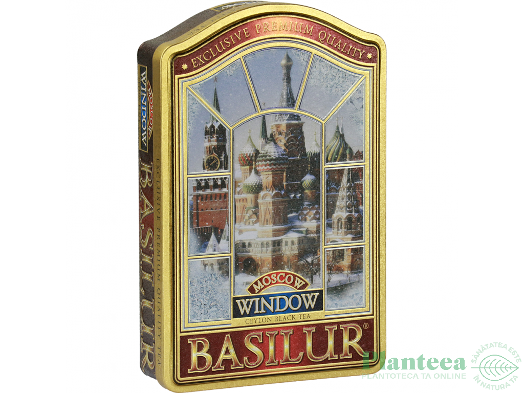 Ceai negru ceylon Window moscow cutie 100g - BASILUR