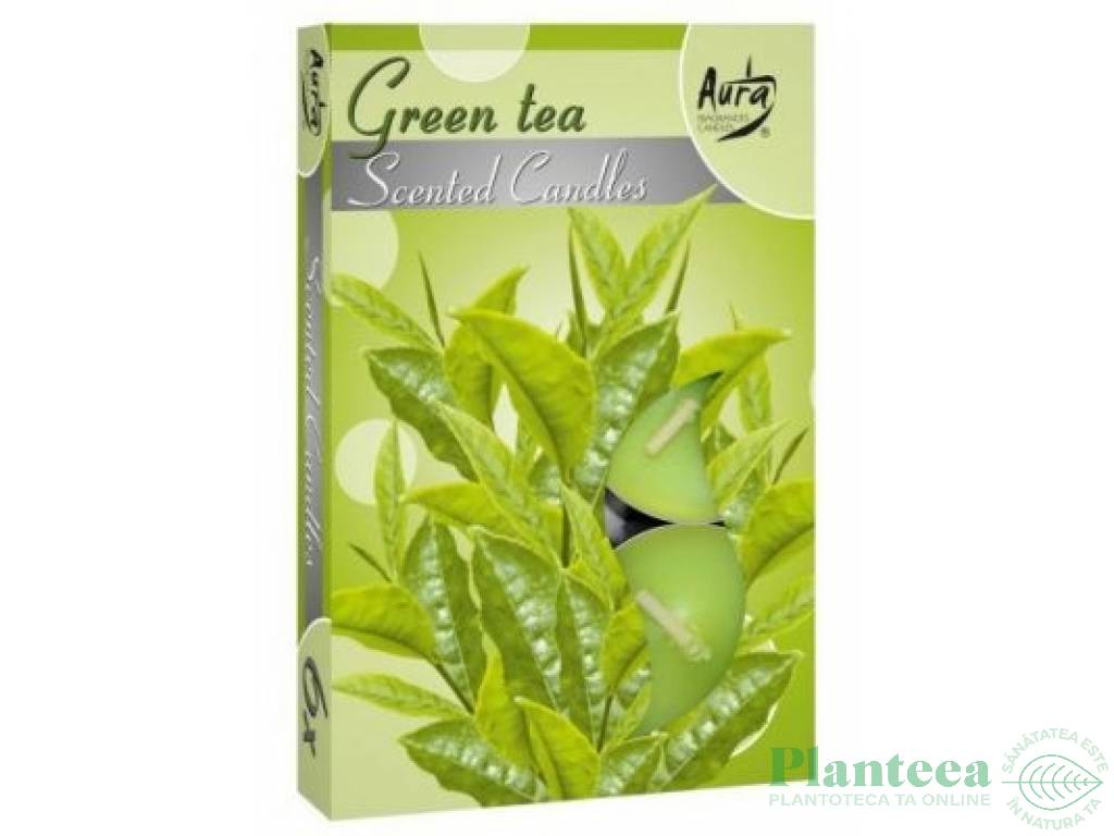 Lumanari pastila parfumate 4h ceai verde set 6b - BISPOL