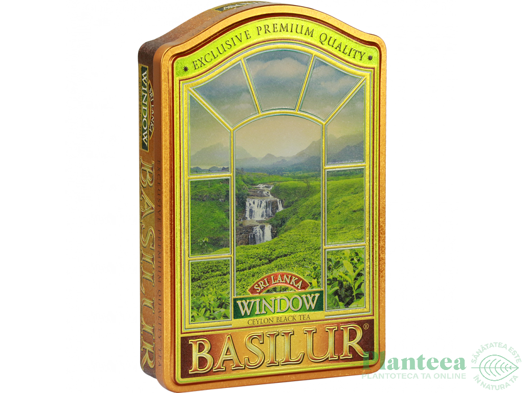 Ceai negru ceylon Window Sri Lanka cutie 100g - BASILUR