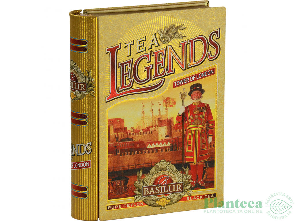 Ceai negru ceylon Legends tower of London carte 100g - BASILUR