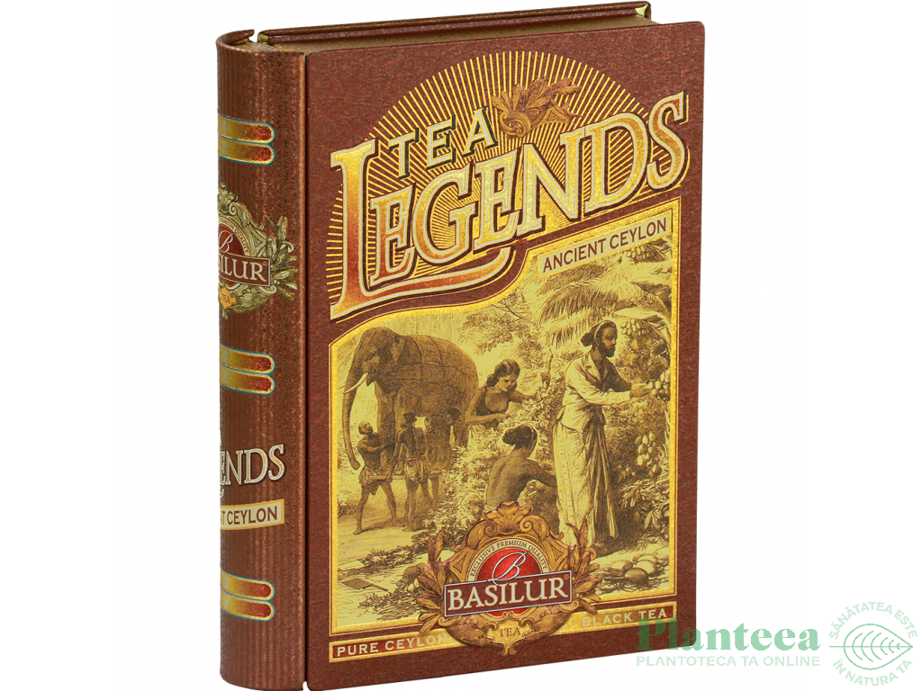 Ceai negru ceylon Legends ancient ceylon carte 100g - BASILUR