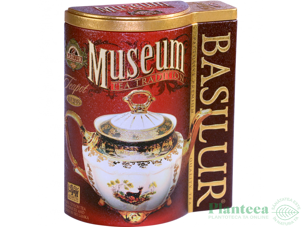 Ceai negru ceylon Museum Tea Tradition cutie 100g - BASILUR