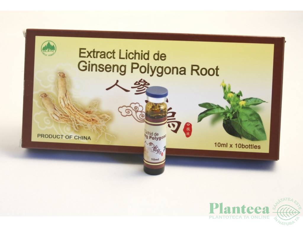 Ginseng polygona root 10fl - PINE BRAND