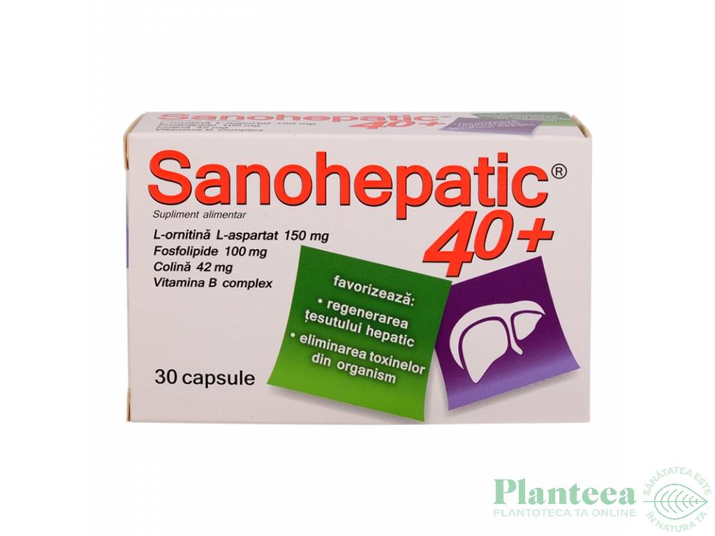 Sanohepatic 40+ 30cps - NATUR PRODUKT