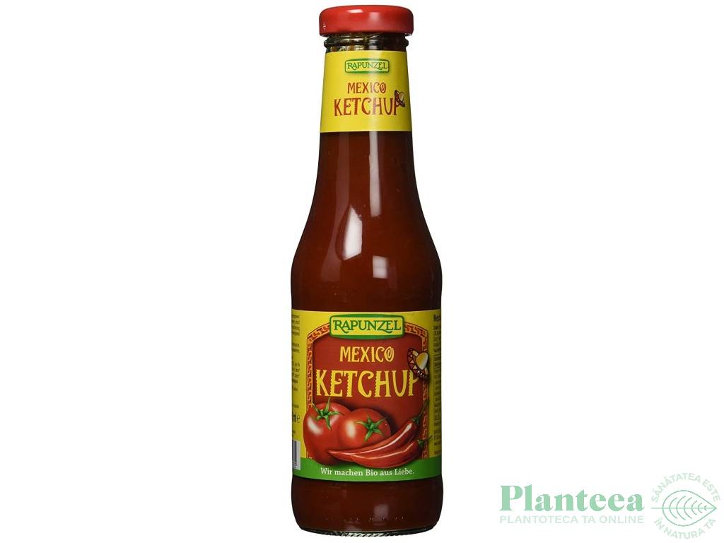 Ketchup hot Mexico eco 450ml - RAPUNZEL