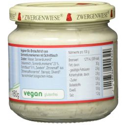 Pate vegetal fl soarelui hrean eco 180g - ZWERGENWIESE