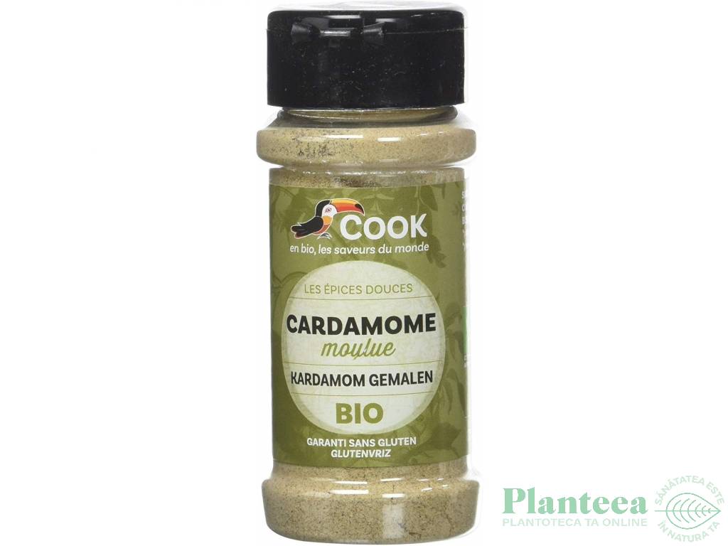Condiment cardamon macinat bio 35g - COOK