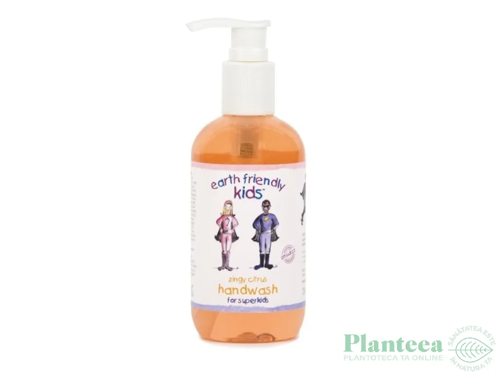 Sapun lichid maini citrice copii 250ml - EARTH FRIENDLY