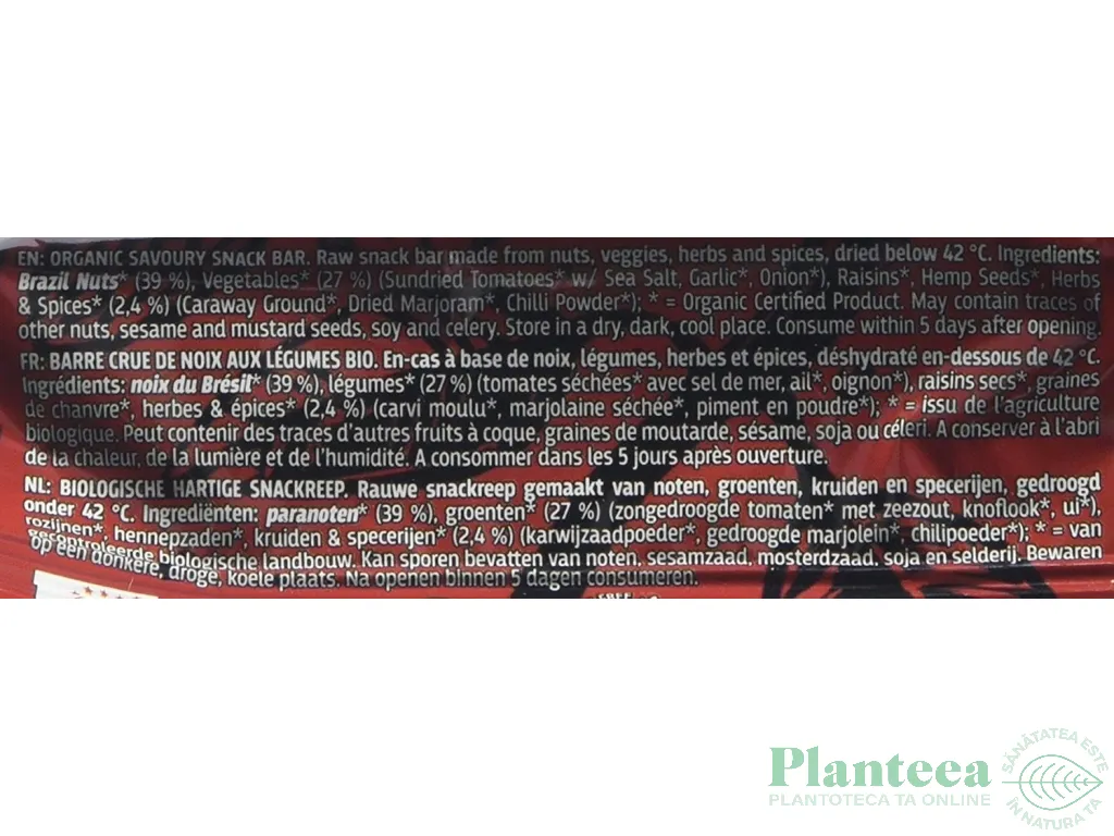 Snack carnat RawSage bio 25g - LIFEFOOD