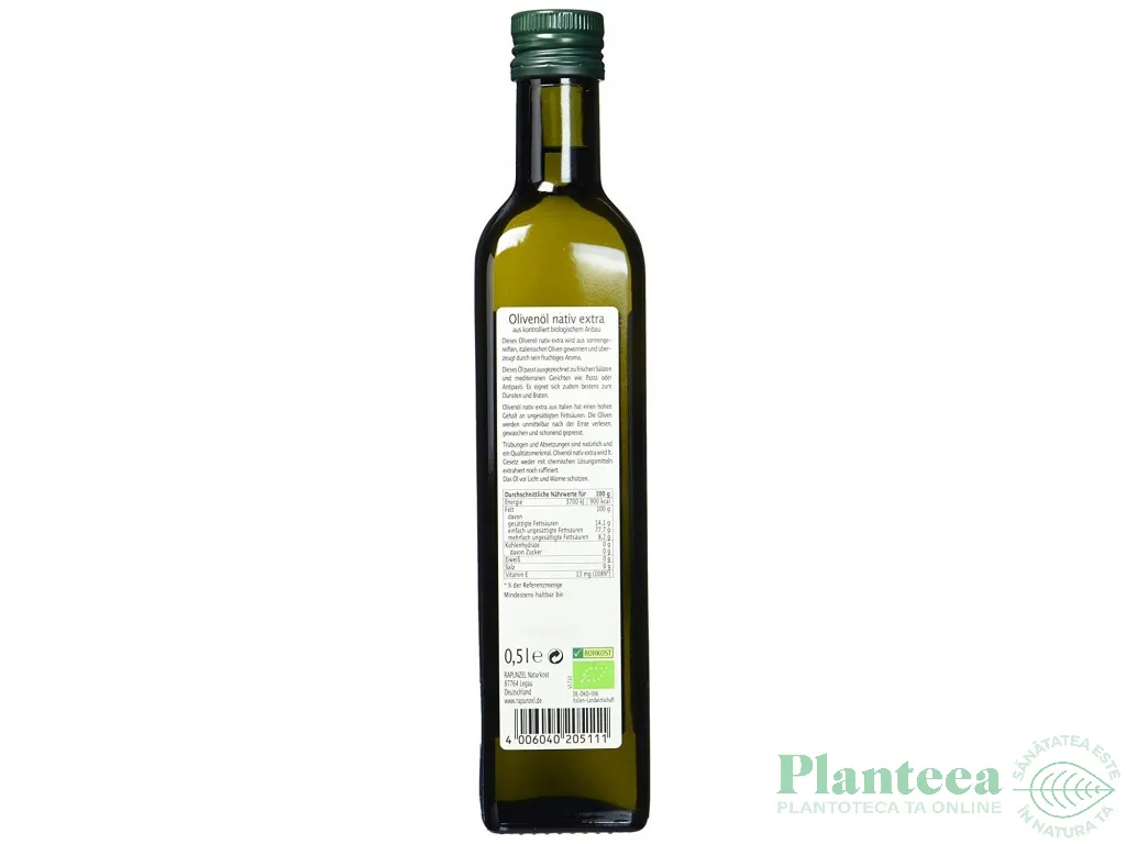 Ulei masline extravirgin italian eco 500ml - RAPUNZEL