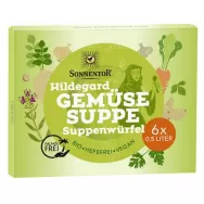 Cubulete supa legume fara drojdie cu sare Hildegard eco 6x10g - SONNENTOR