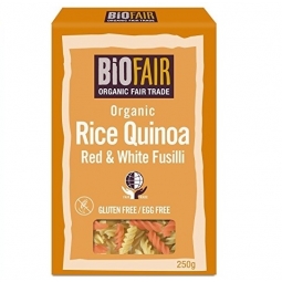 Paste fusilli orez quinoa alba quinoa rosie eco 250g - BIOFAIR