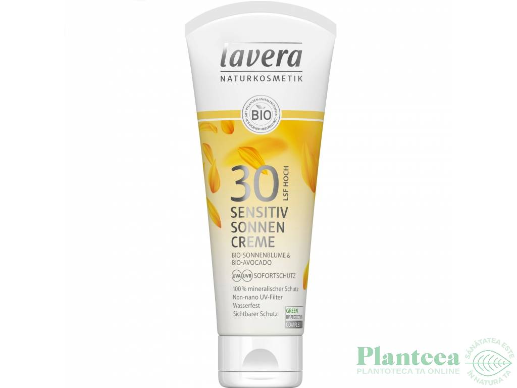 Crema protectie solara spf30 Sensitiv 100ml - LAVERA