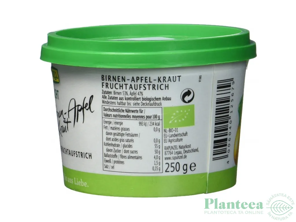 Pasta pere mere eco 250g - RAPUNZEL