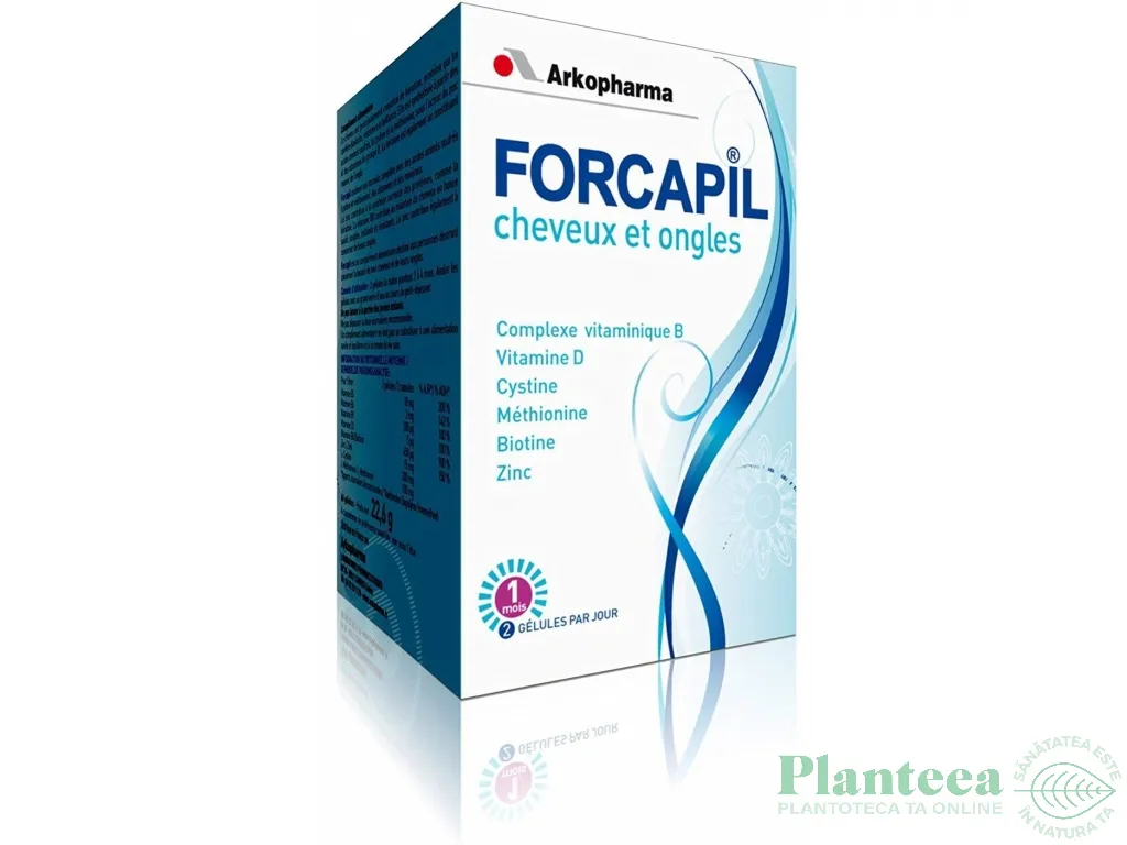 Forcapil par unghii 60cps - ARKOPHARMA