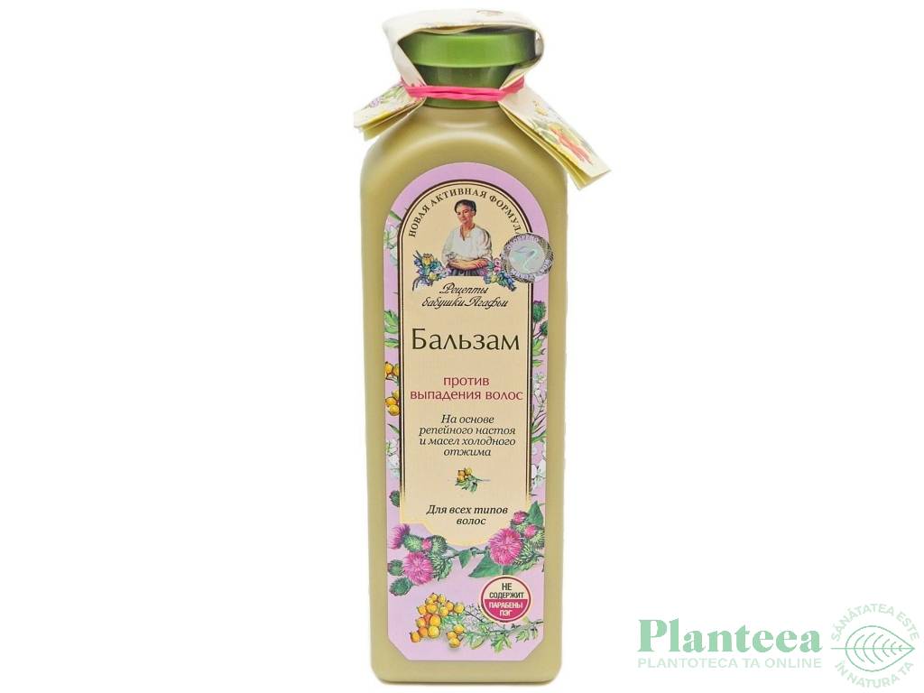 Balsam par imp caderii 5plante spumante 350ml - RETETELE BUNICII AGAFIA