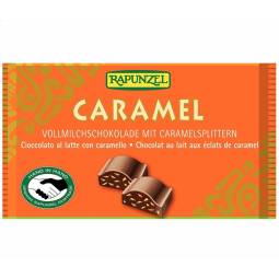 Ciocolata lapte integral cu caramel eco 100g - RAPUNZEL