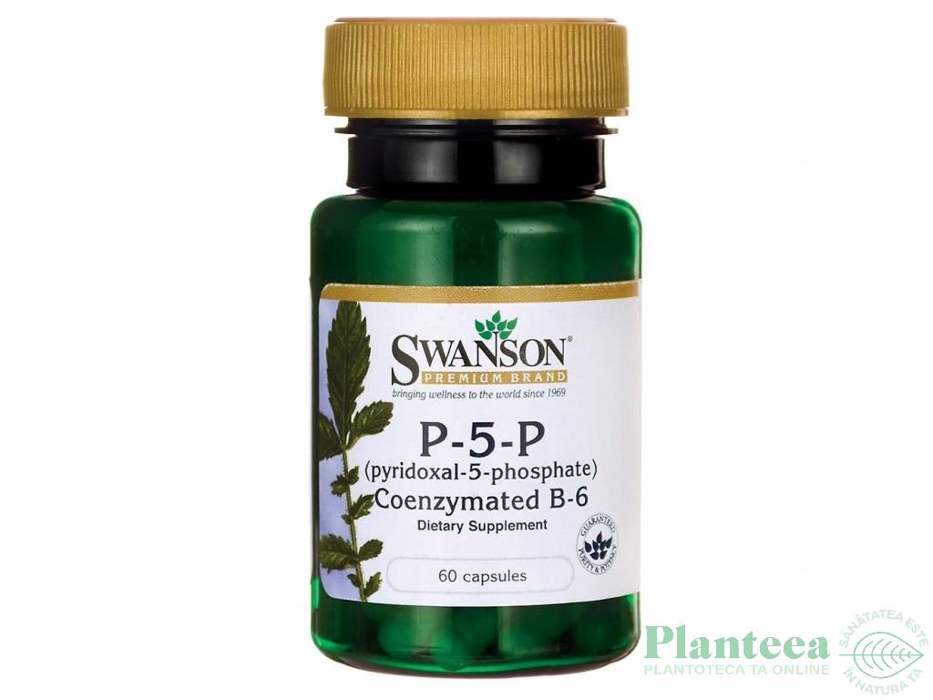 Vitamina B6 piridoxina 20mg 60cp - SWANSON