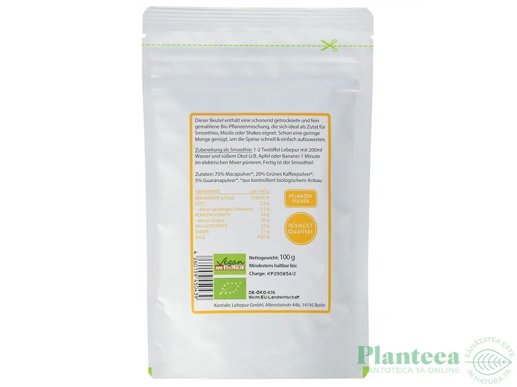 Pulbere energizanta 100g - LEBEPUR