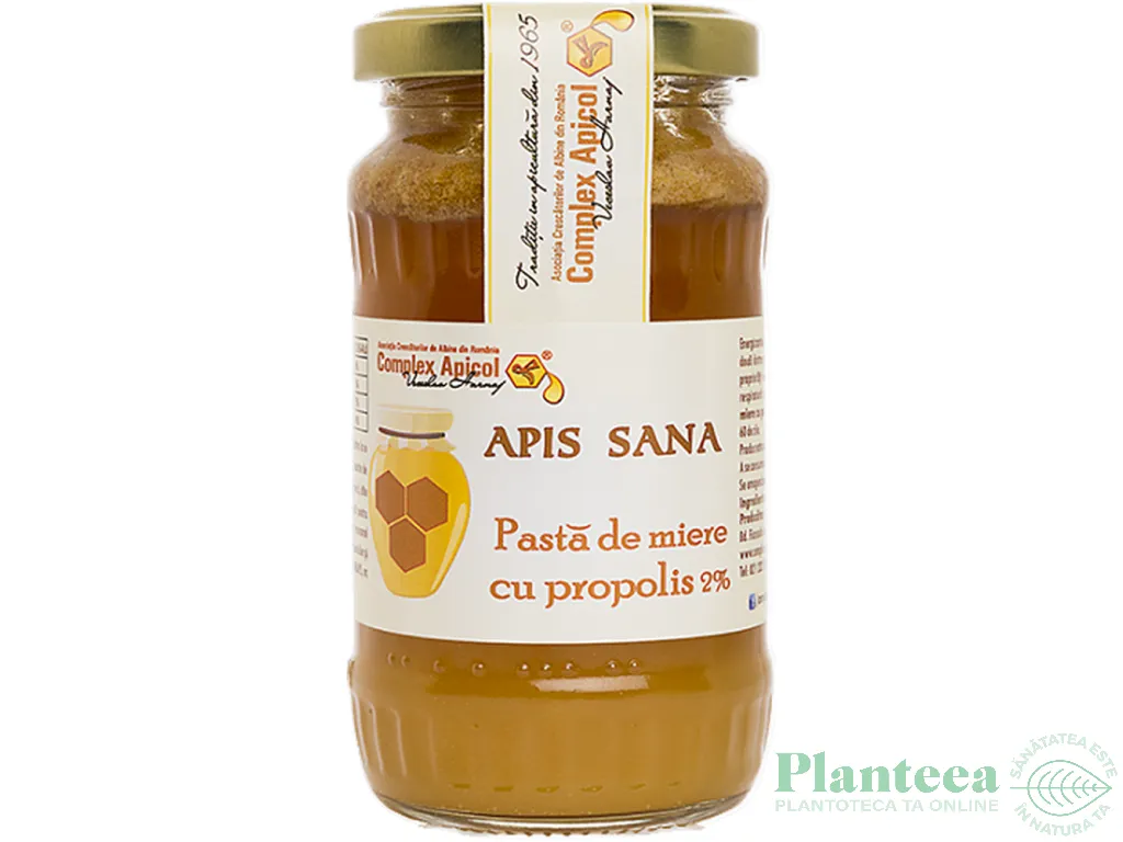 Pasta miere propolis 2% Apis Sana 250g - COMPLEX APICOL